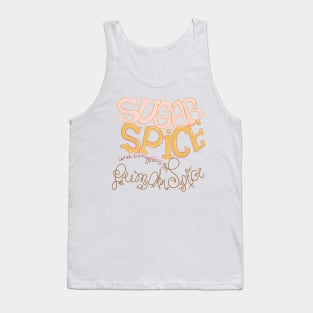 Sugar Spice and Everything Pumpkin Spice - Holiday , Autumn, Fall , Seasonal Tank Top